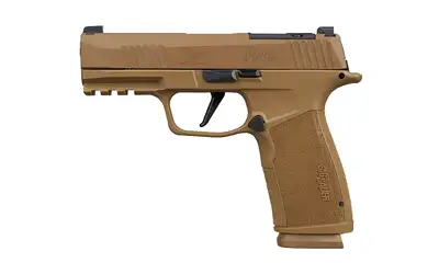 SIG SAUER P365 X-MACRO 9MM PSTL 3.7" COYOTE TAN OPTIC READY 2-17RD MAGAZINES